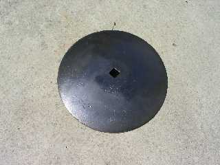 cleaned disc blade