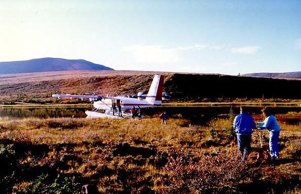 Twin Otter at Firth River