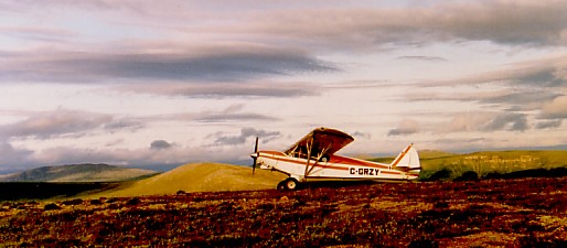Super Cub near Rat River